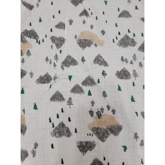 Aden Anais essential Baby Swaddle Blanket Muslin‎ Mountain Forest pattern - Picture 1 of 6